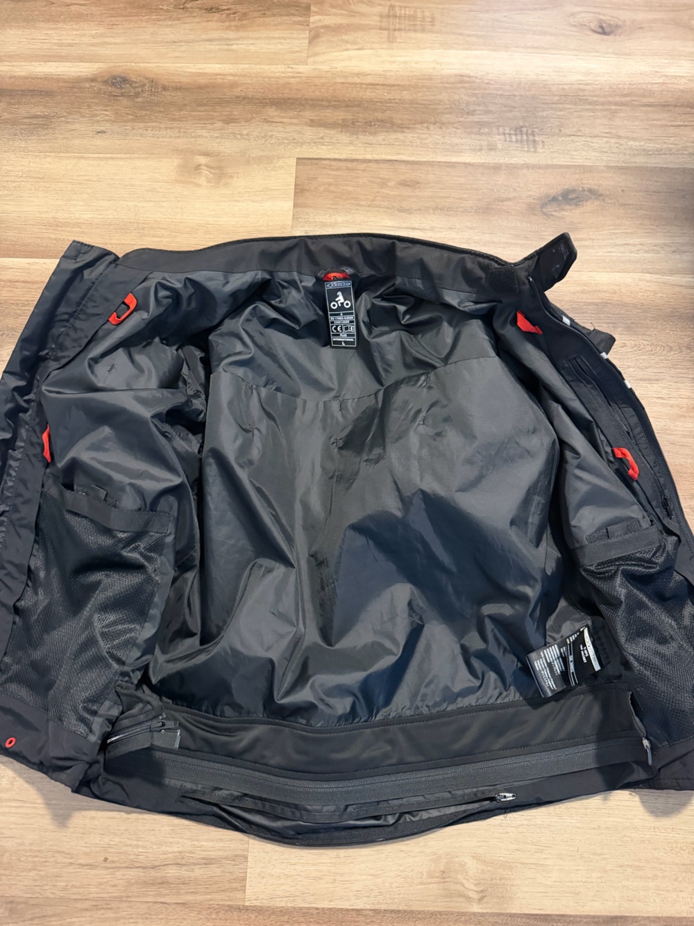 Alpinestars T-SPS Waterproof Jacket Men’s Large Black Motorcycle Riding - Picture 7 of 13
